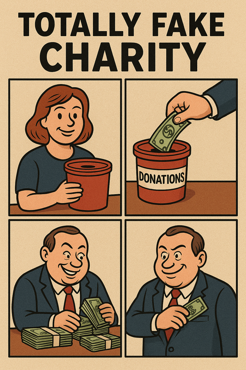 Totally Real Charity Comic